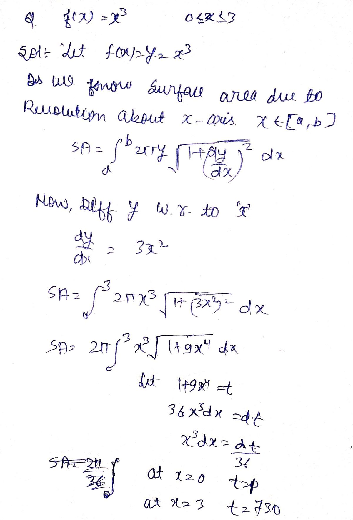 Calculus homework question answer, step 1, image 1